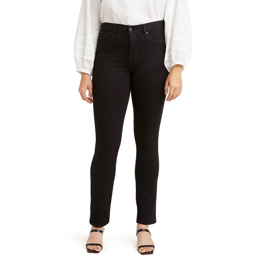 Levi’s 312 Shaping Slim Straight Black‎ Jeans 30x28
